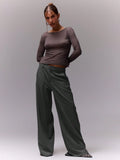 Dark Grey Loose Tailored Trousers II