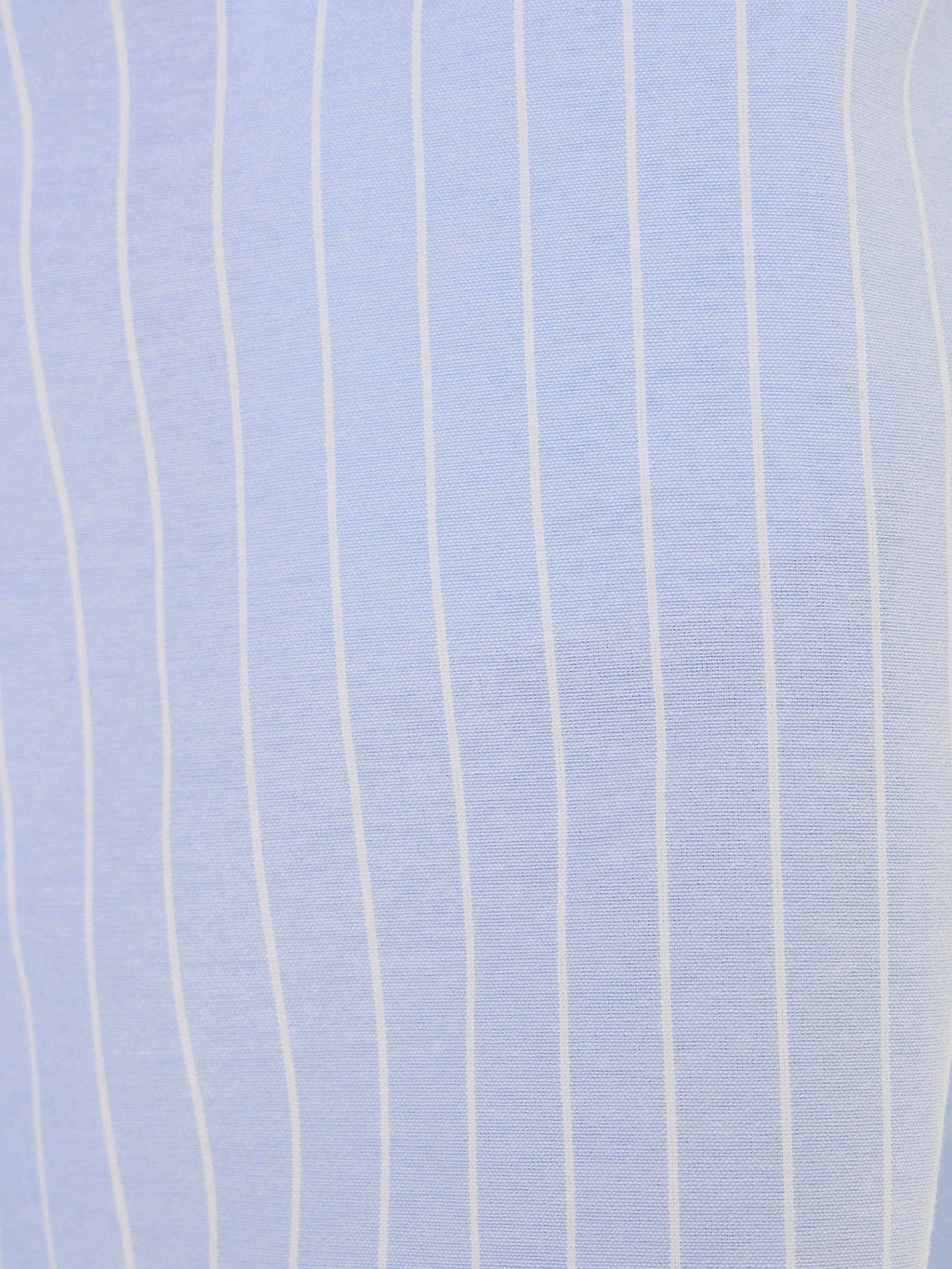 Baby Blue Pinstripe Straight Leg Trousers