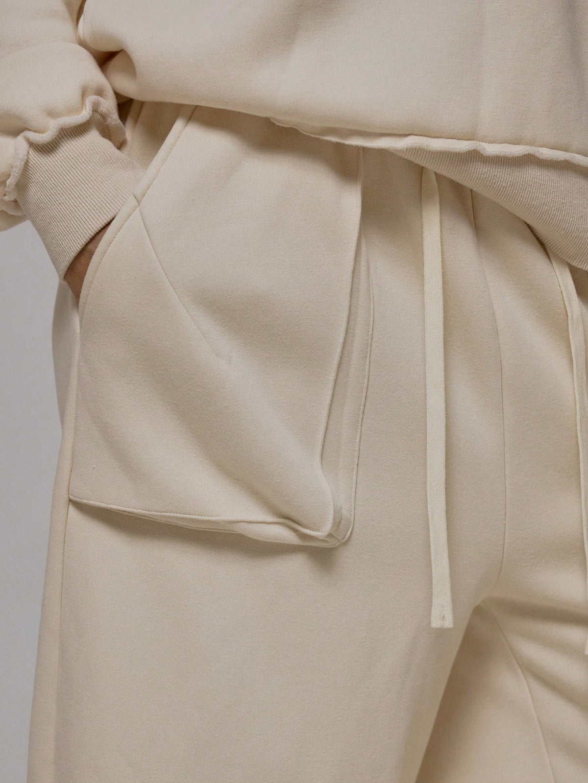 Apricot Raw Hem Jogger Shorts