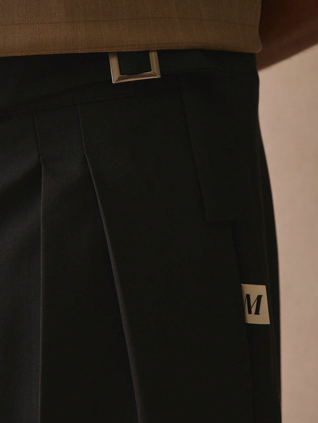 Black Tailored Longline Bermuda Shorts