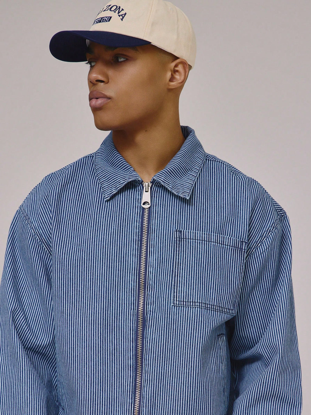 Medium Wash Cropped Denim Jacket