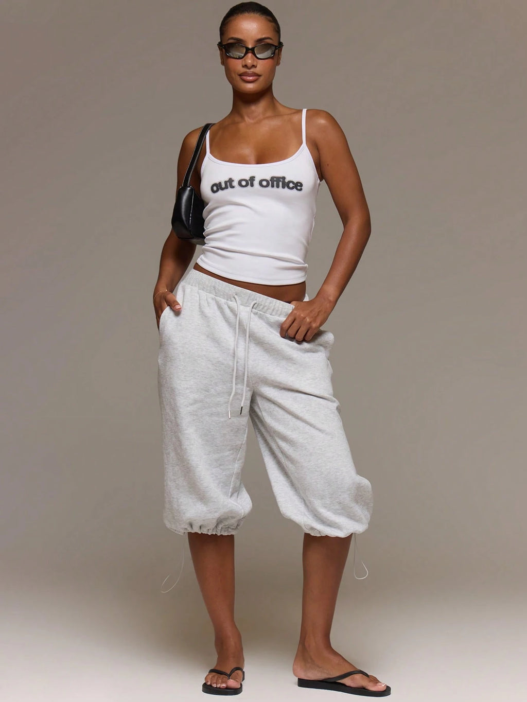 'Out Of Office' Cami Top – White