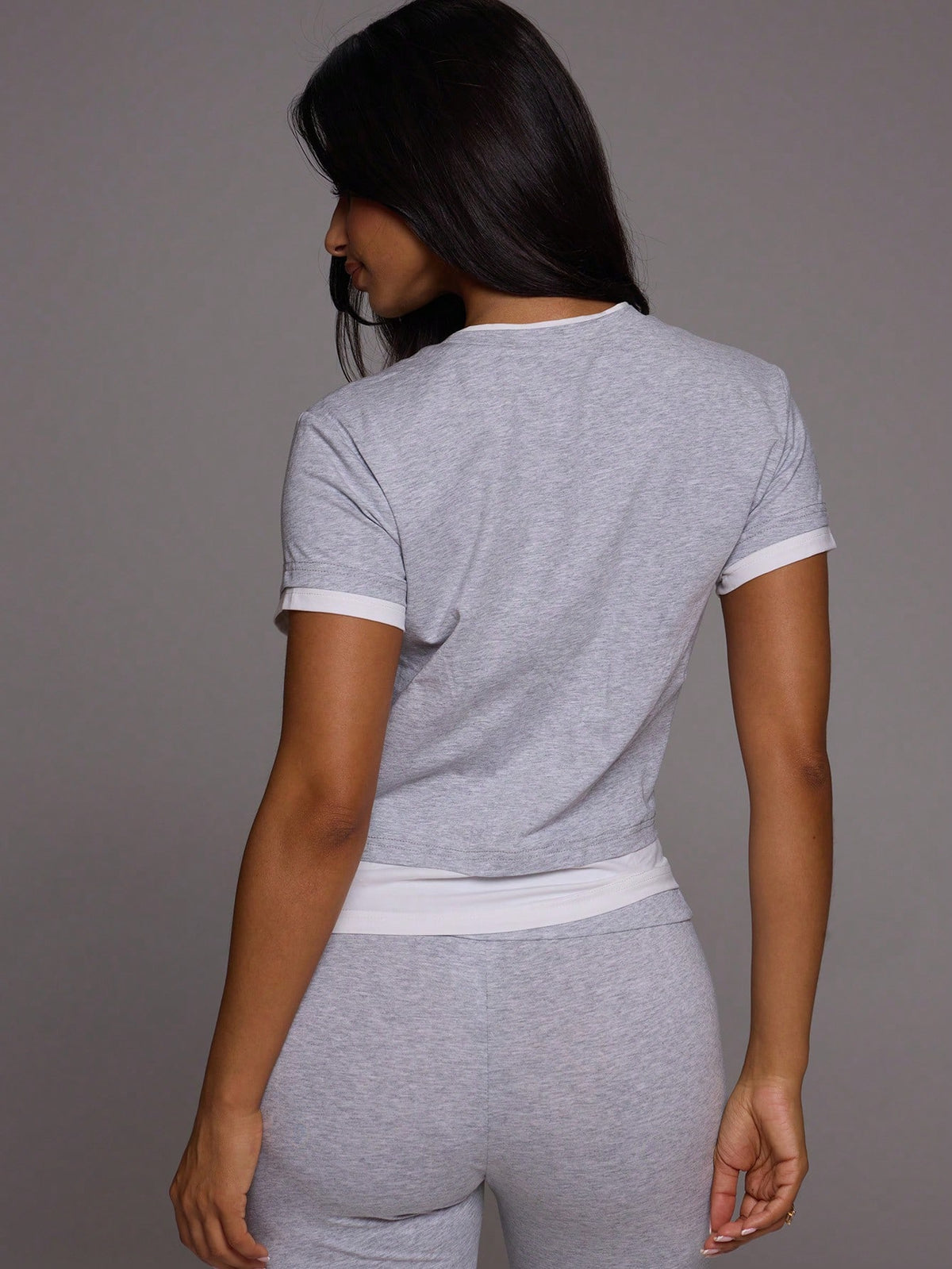 Double Layer Crewneck Tee