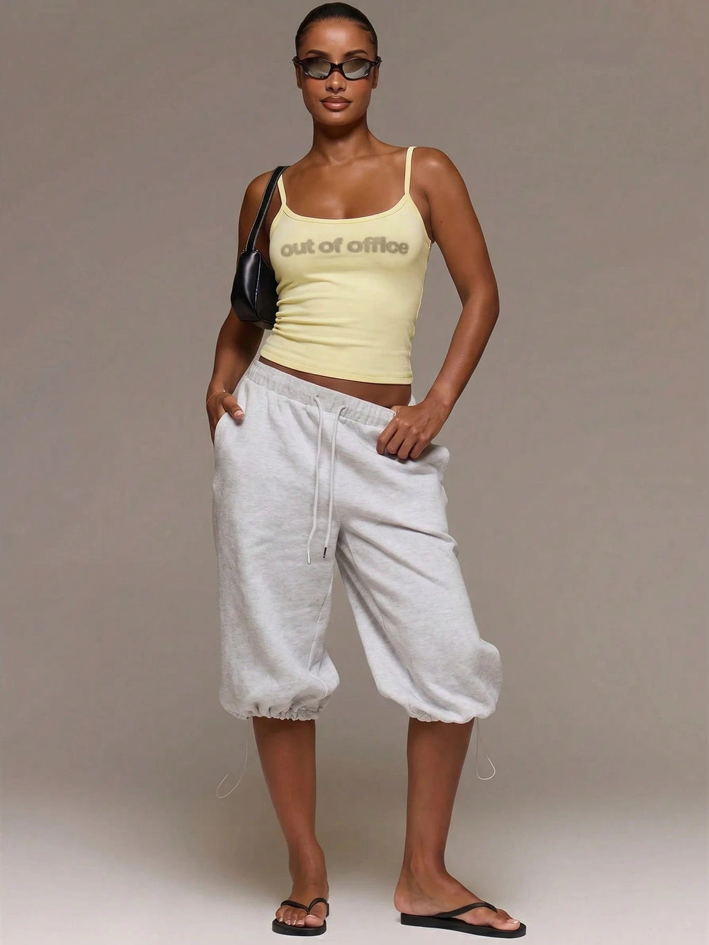 'Out Of Office' Cami Top – Yellow