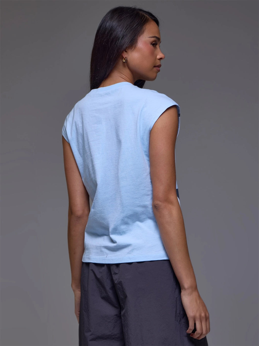 Blue '98' Graphic Short Sleeve Top