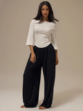 White Fine Ribbed Boat Neck Crop Top