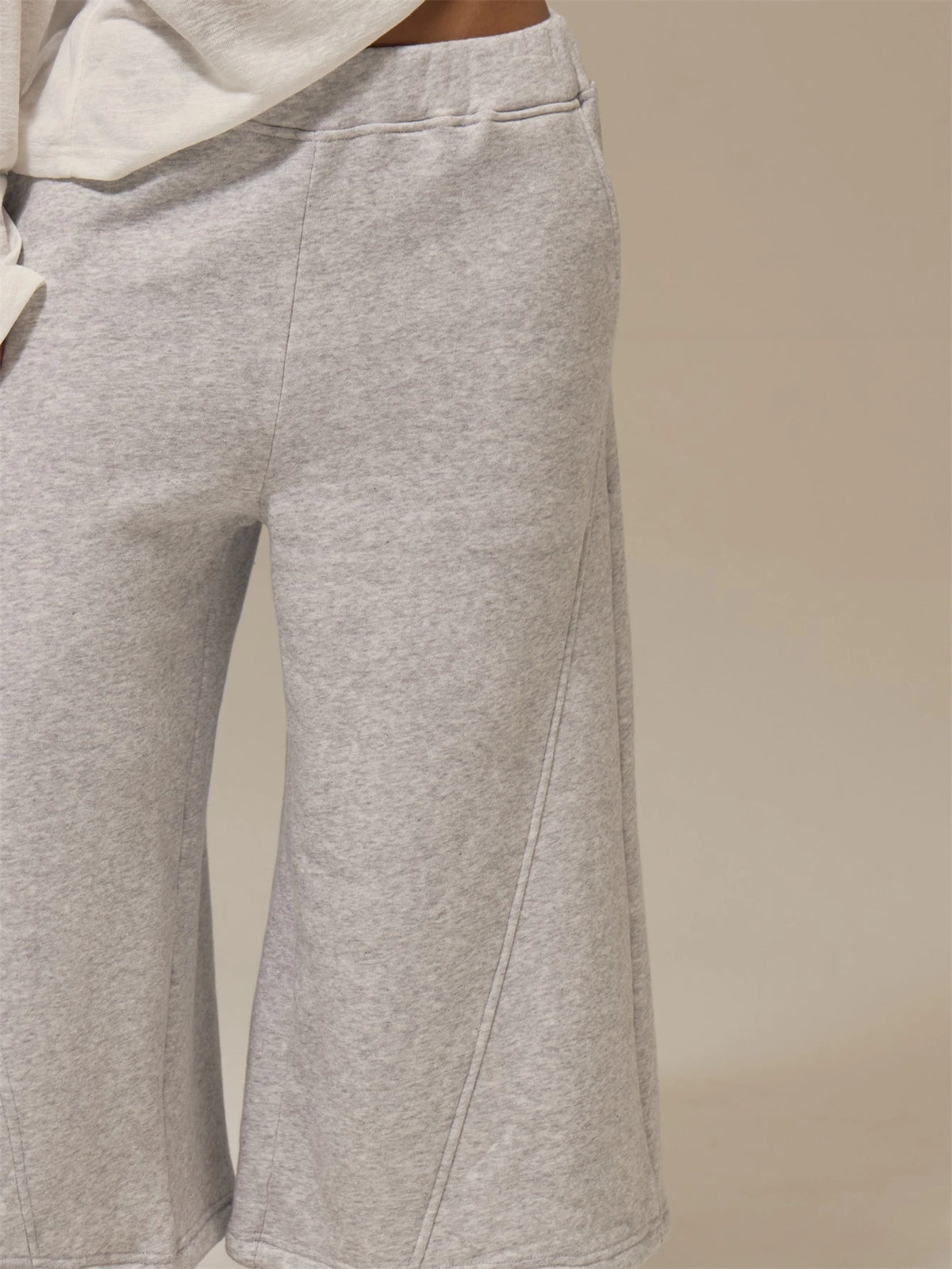 Heather Grey Fleece Longline Sweatshorts – Comfy Weekend