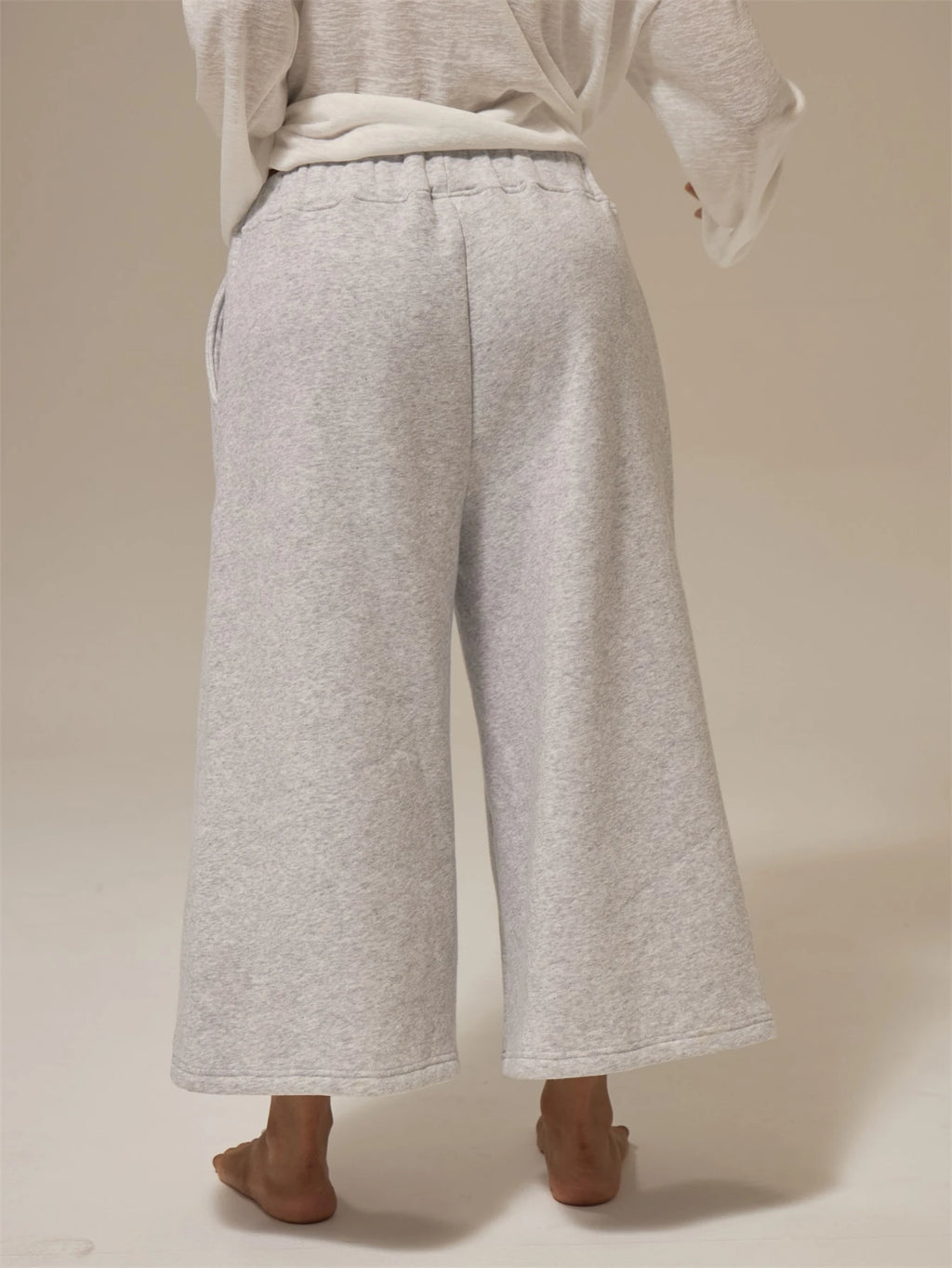 Heather Grey Fleece Longline Sweatshorts – Comfy Weekend