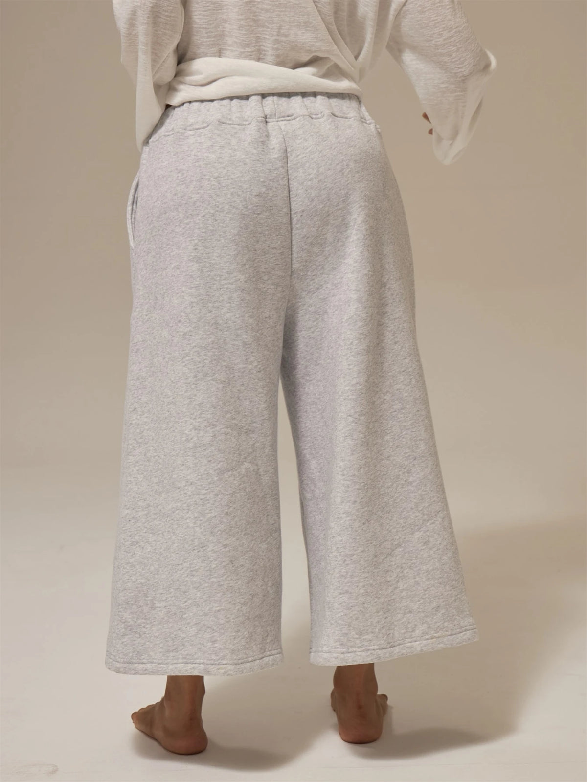 Heather Grey Fleece Longline Sweatshorts – Comfy Weekend