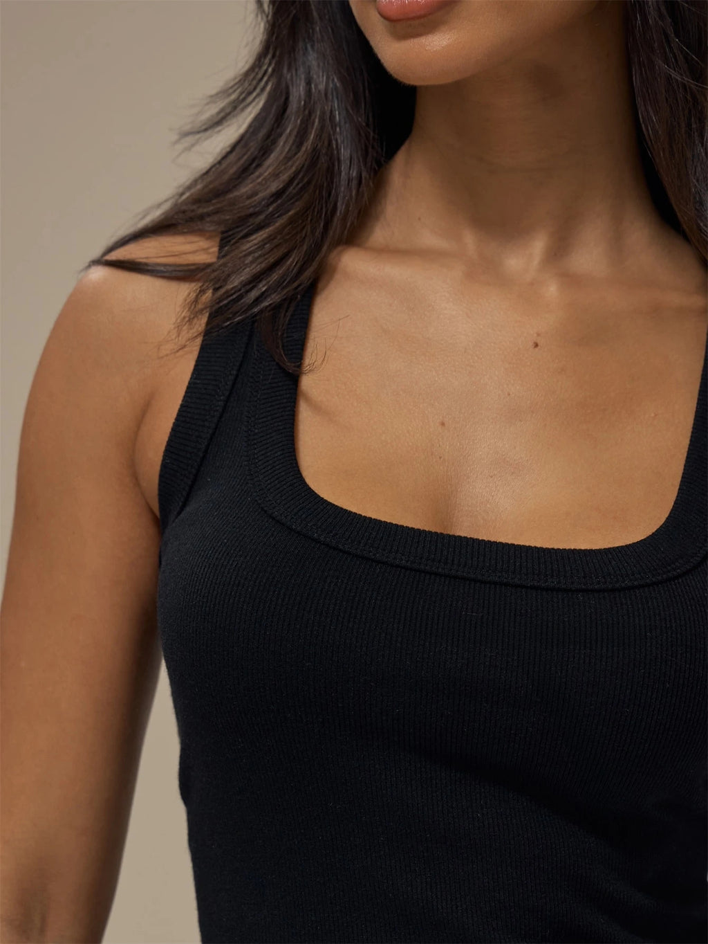 Rib Knit Tank Top 3-Pack – Grey, Black, White