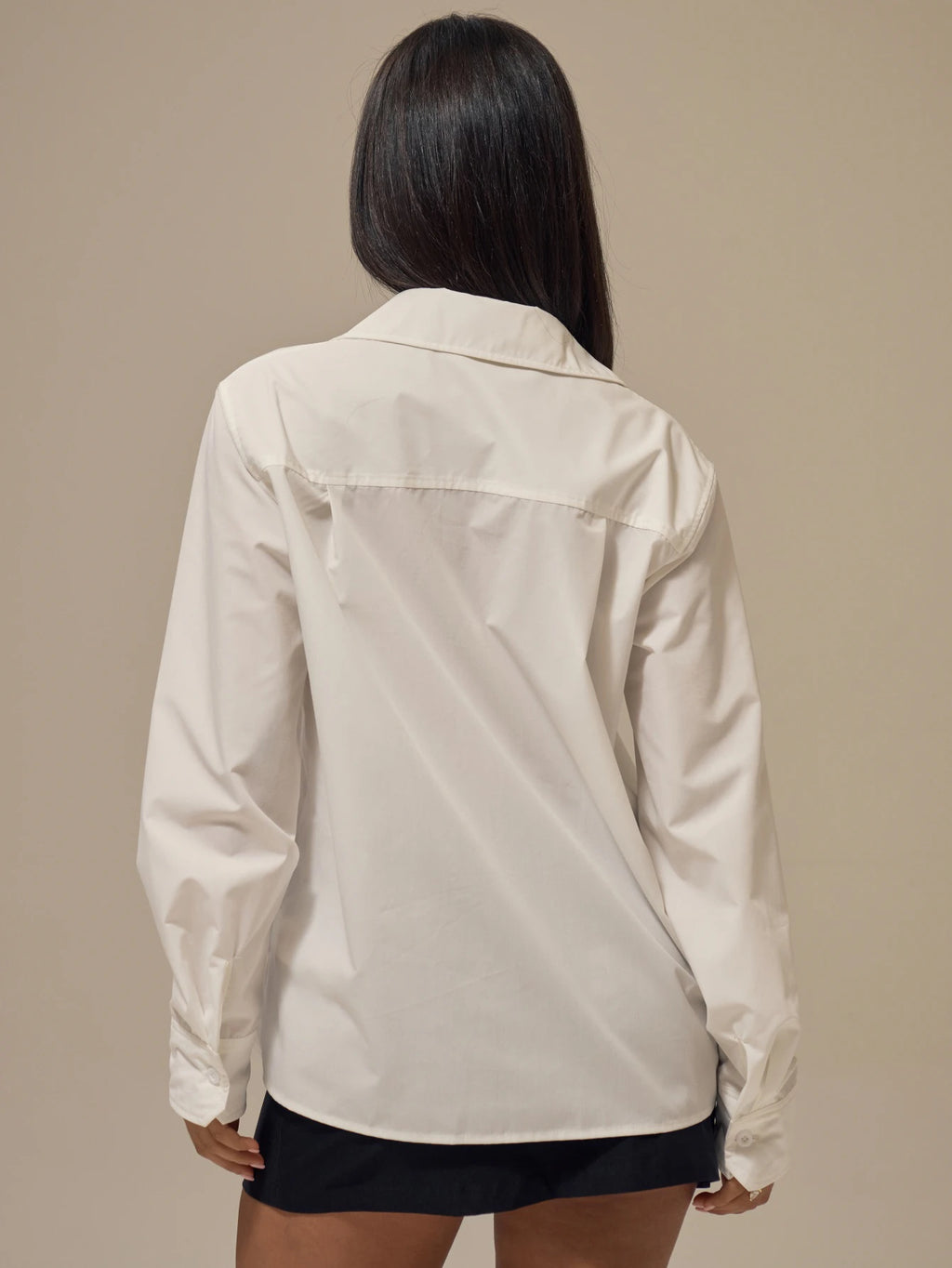 White Oversized Poplin Shirt – Workwear