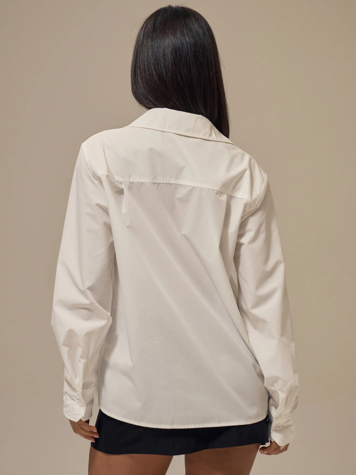 White Oversized Poplin Shirt – Workwear