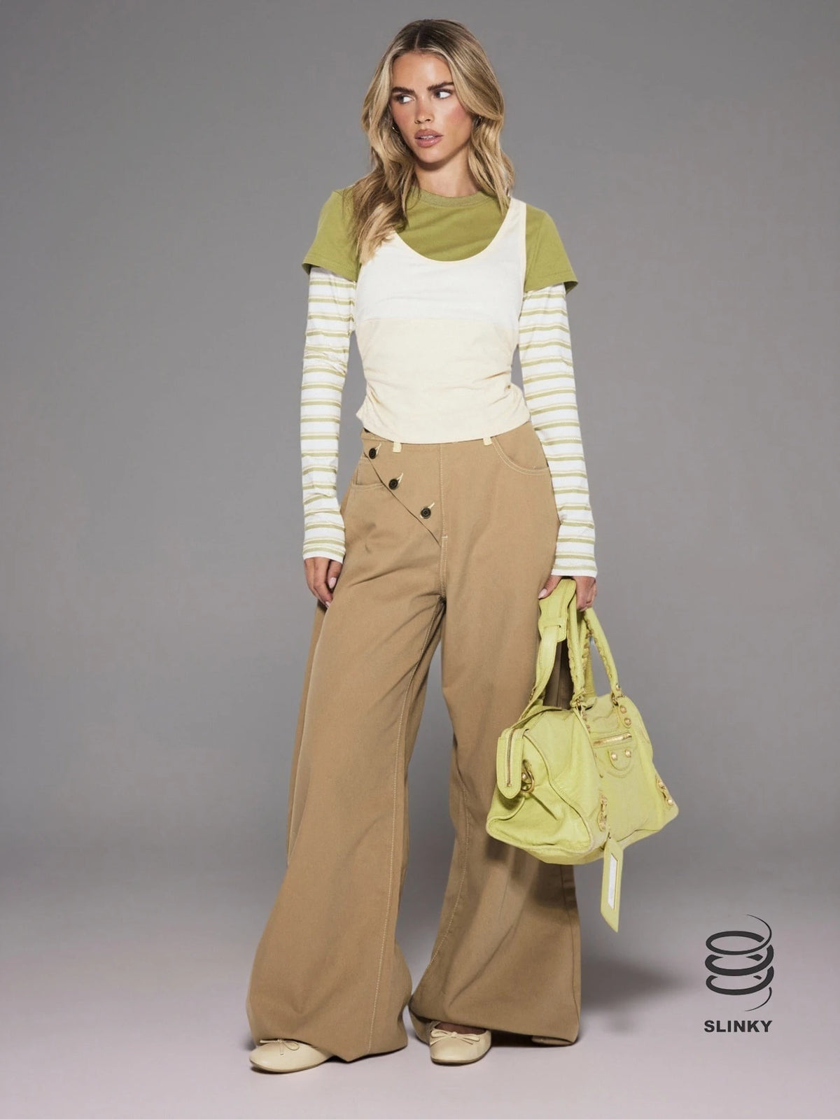 Multicolour Stripe Ruched Crop Top