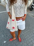 Pre-Order: STAR HEART CROCHET SHOULDER BAG