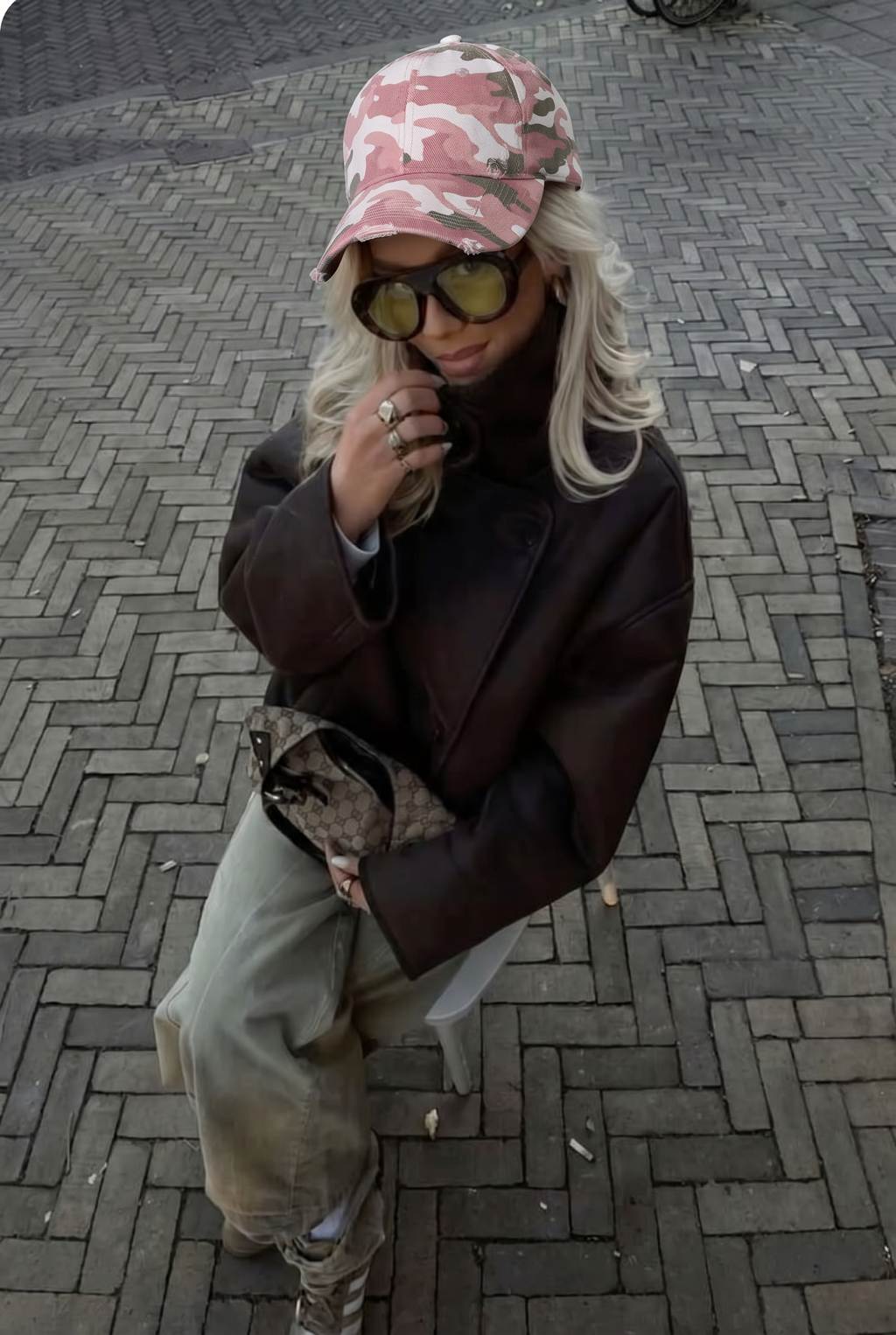 LACE Pink Camo Cap