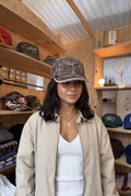 LACE Brown Washed Cap